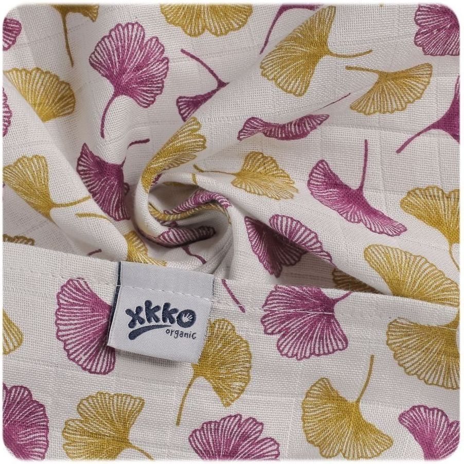 Kikko Dětské pleny z biobavlny XKKO Organic 70x70 Staré časy - Jinan - obrázek 3