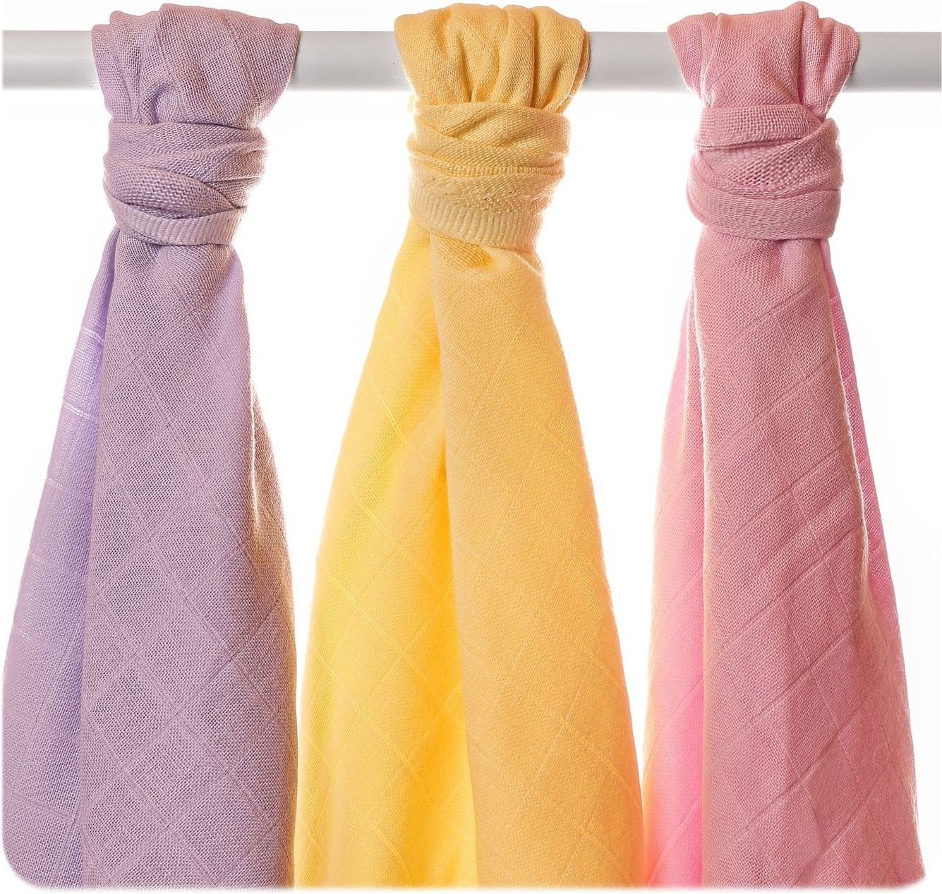 Kikko Osušky z biobavlny XKKO Organic 90x100 - Staré časy Pastels For Girls - obrázek 2