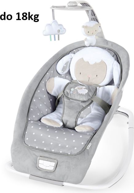 Bright Starts Houpátko vibrující s melodií Cuddle Lamb 0m+ do 18kg, 2019 - obrázek 1