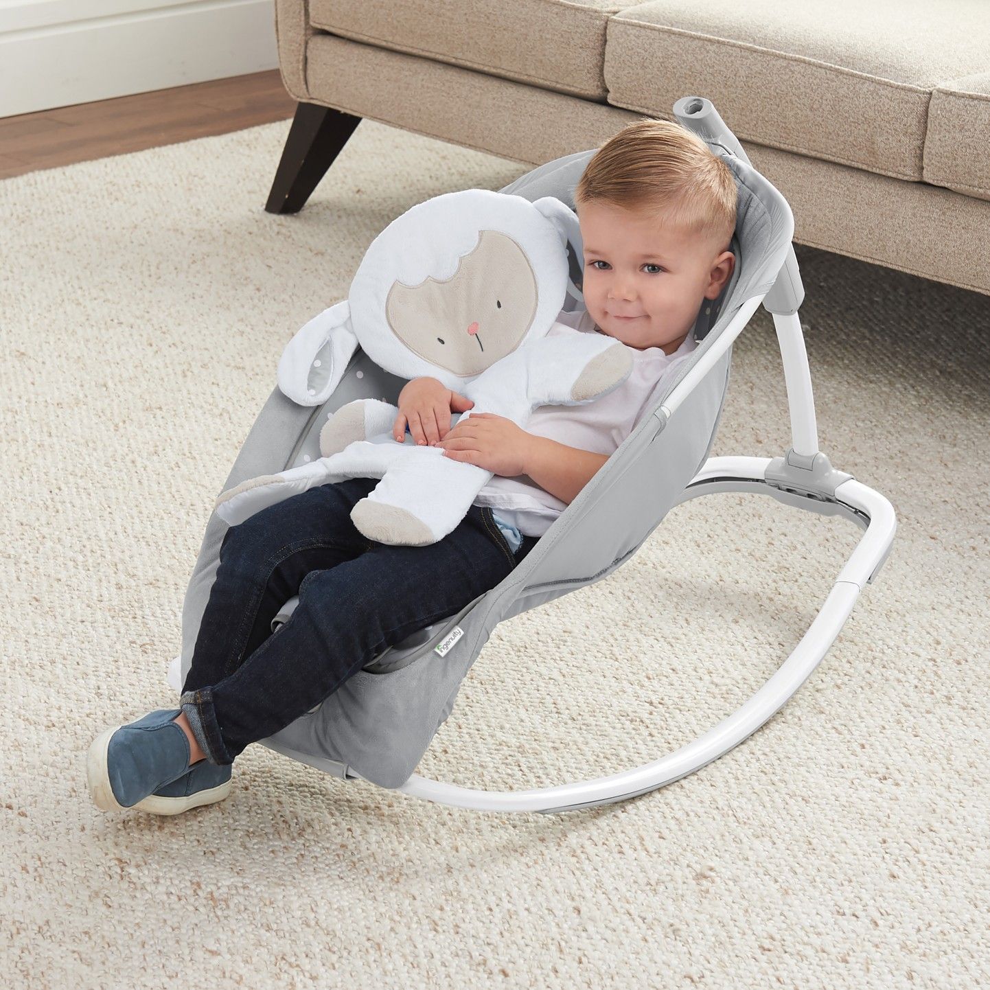 Bright Starts Houpátko vibrující s melodií Cuddle Lamb 0m+ do 18kg, 2019 - obrázek 13