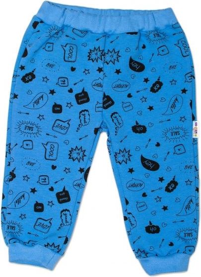 Baby Nellys Bavlněná tepláková souprava Baby Nellys ® - Cool Baby, modrá, vel. 74 - obrázek 3