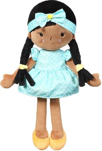Hadrová panenka BabyOno Zoe Doll My Best Friend - tyrkysová - obrázek 1