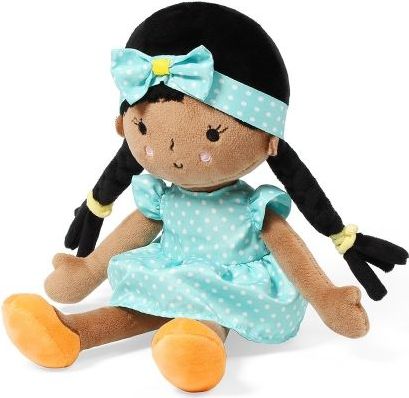 Hadrová panenka BabyOno Zoe Doll My Best Friend - tyrkysová - obrázek 2