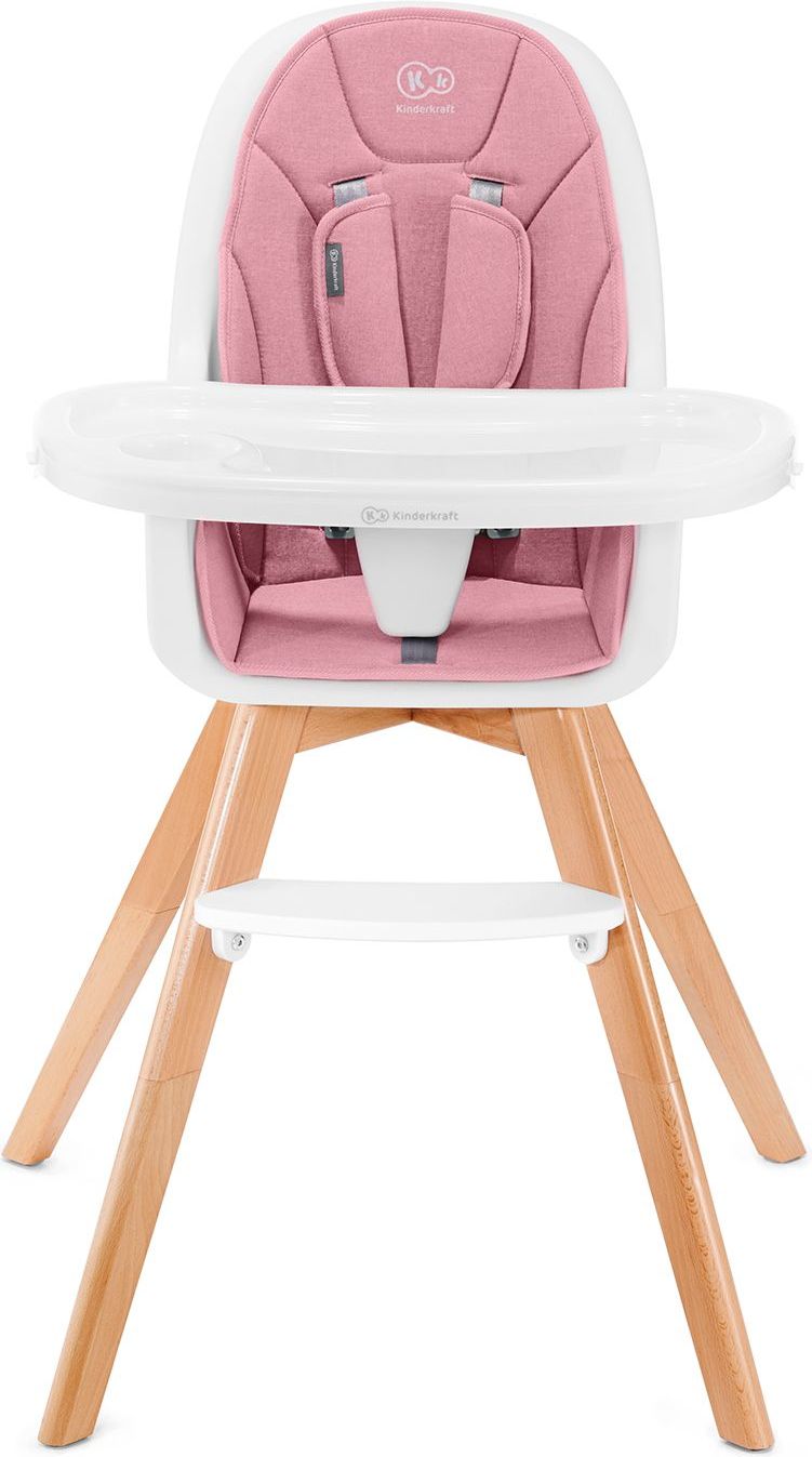 Židlička jídelní 2v1 Tixi Pink Kinderkraft 2020 - obrázek 3