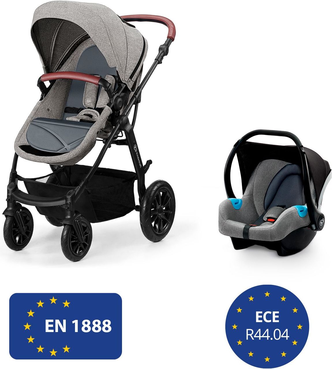 Kindekraft Kočárek kombinovaný 3v1 XMOOV Grey Kinderkraft 2020 - obrázek 2