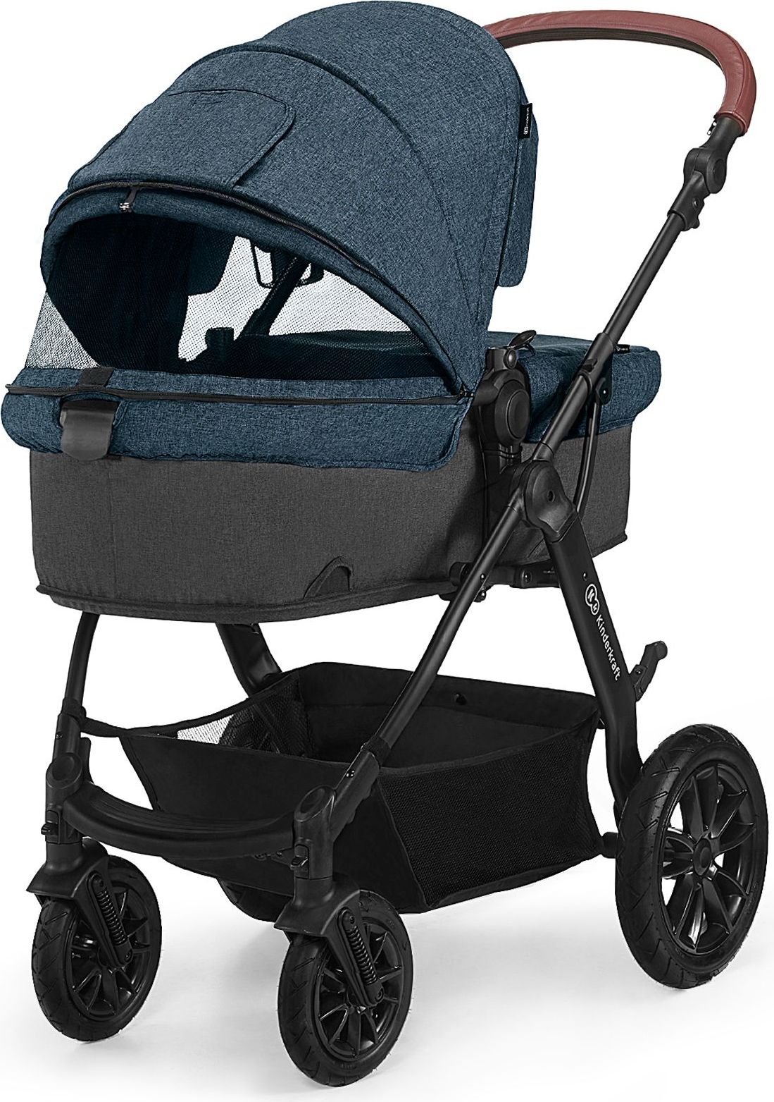 Kindekraft Kočárek kombinovaný 3v1 XMOOV Denim Kinderkraft 2019/2020 - obrázek 4