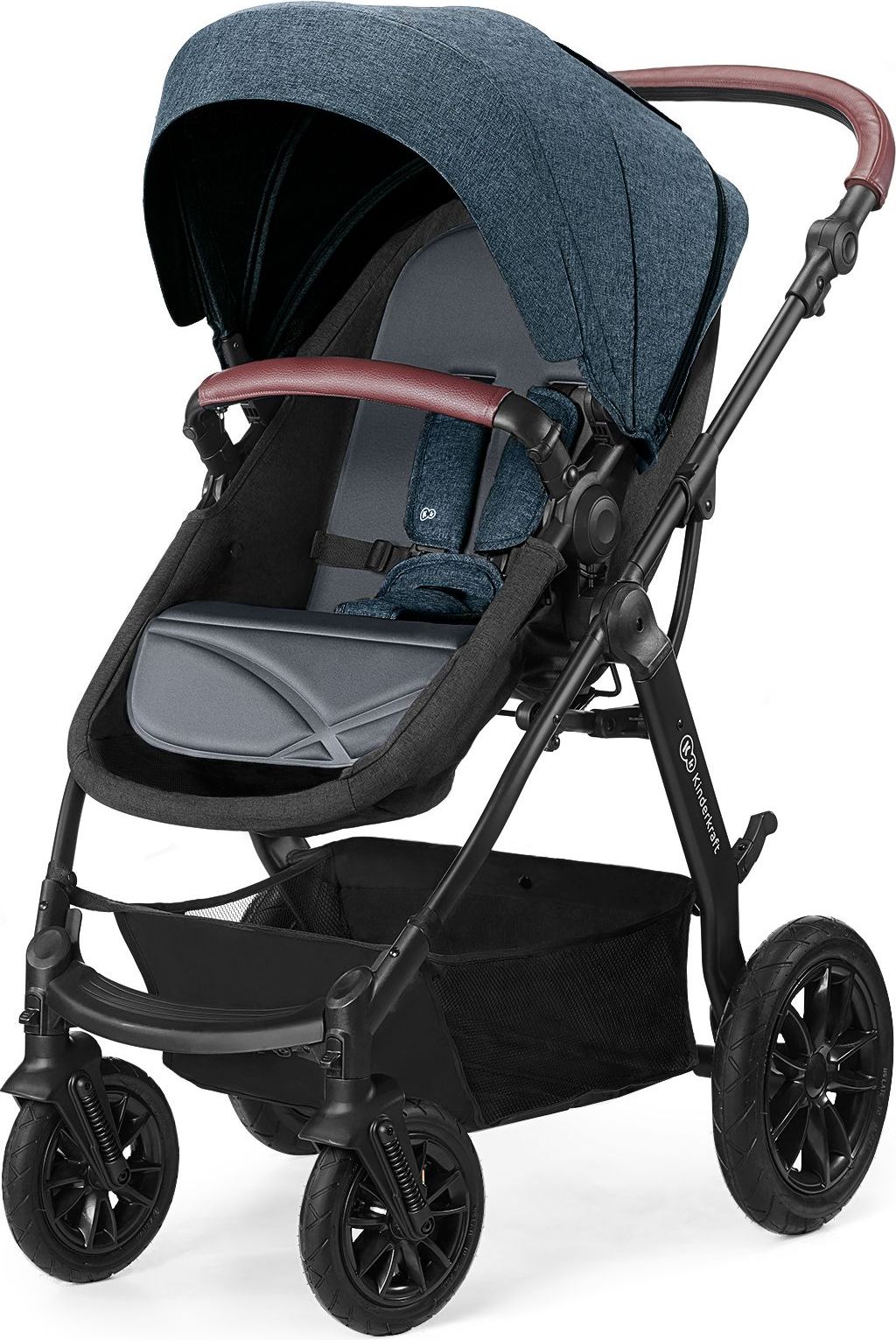 Kindekraft Kočárek kombinovaný 3v1 XMOOV Denim Kinderkraft 2019/2020 - obrázek 7