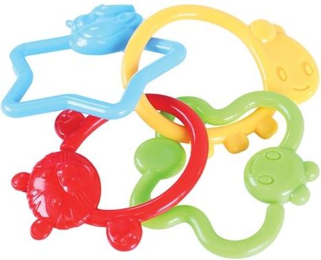 RAPPA Chrastítko baby tvary zvířátka - obrázek 1