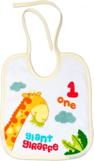 Froté bryndáček BOBO BABY, sada 2 ks, Žirafa/Lvíček - obrázek 3