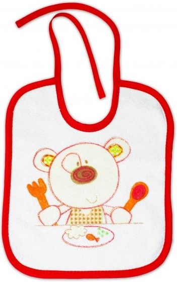 Froté bryndáček BOBO BABY, sada 2 ks, Zajíc/Medvěd - obrázek 2