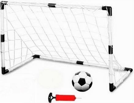 Fotbalová sada, branka, míč a pumpička