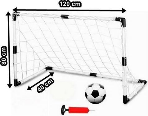 Fotbalová sada, branka, míč a pumpička - obrázek 3