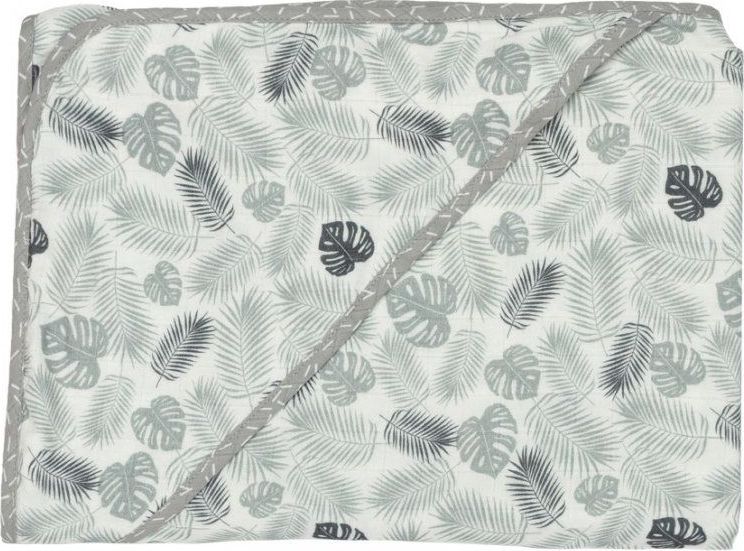 Mušelínový ručník s kapucí bambus Bébé-Jou Fabulous Jungle - obrázek 1