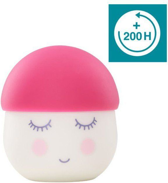 Babymoow Noční lampička Squeezy Pink - obrázek 2