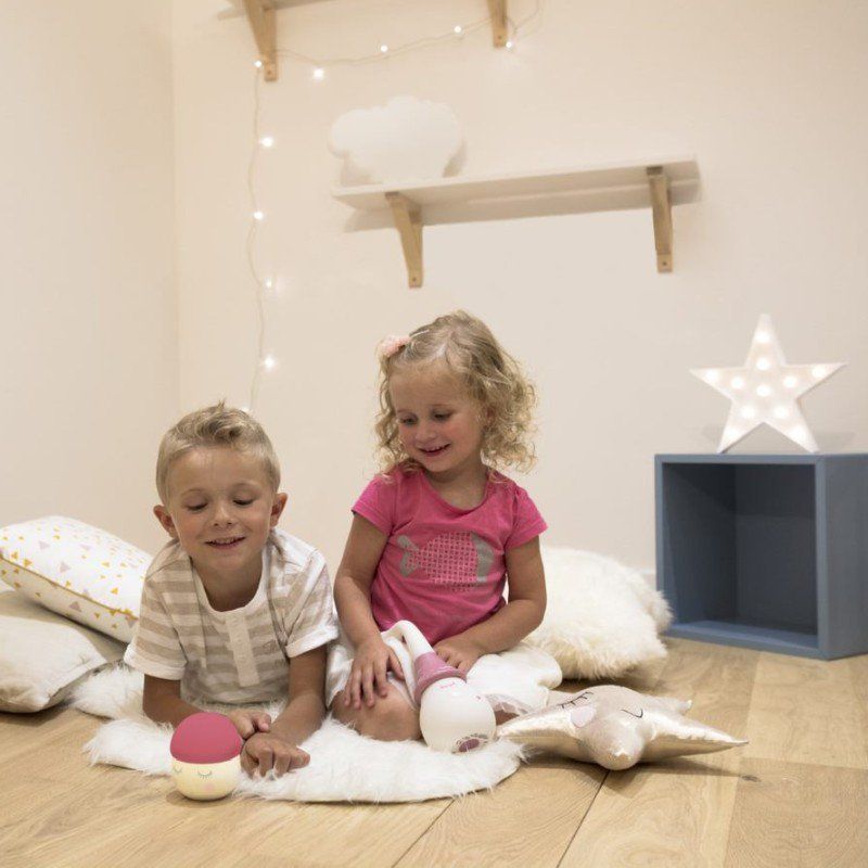Babymoow Noční lampička Squeezy Pink - obrázek 6