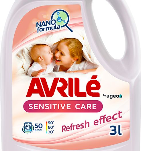 Avrilé Sensitive Care prací gel pro citlivou pokožku, 50 praní 3 l - obrázek 2