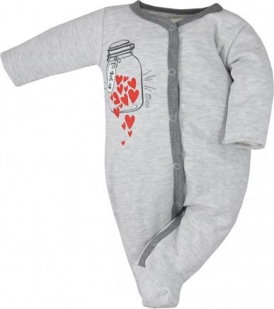 Kojenecký overal Koala To You světle šedý, Šedá, 74 (6-9m) - obrázek 1