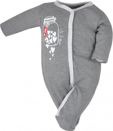 Kojenecký overal Koala To You šedý, Šedá, 74 (6-9m) - obrázek 1