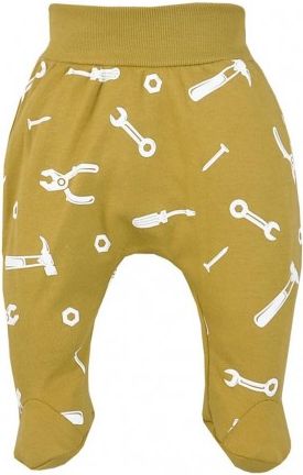 Kojenecké bavlněné polodupačky Koala Repair oldgold, Dle obrázku, 62 (3-6m) - obrázek 1