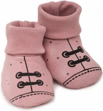 Pinokio Botičky/capáčky Petit Lou - pudrově růžová, Velikost koj. oblečení 68/74 - obrázek 1