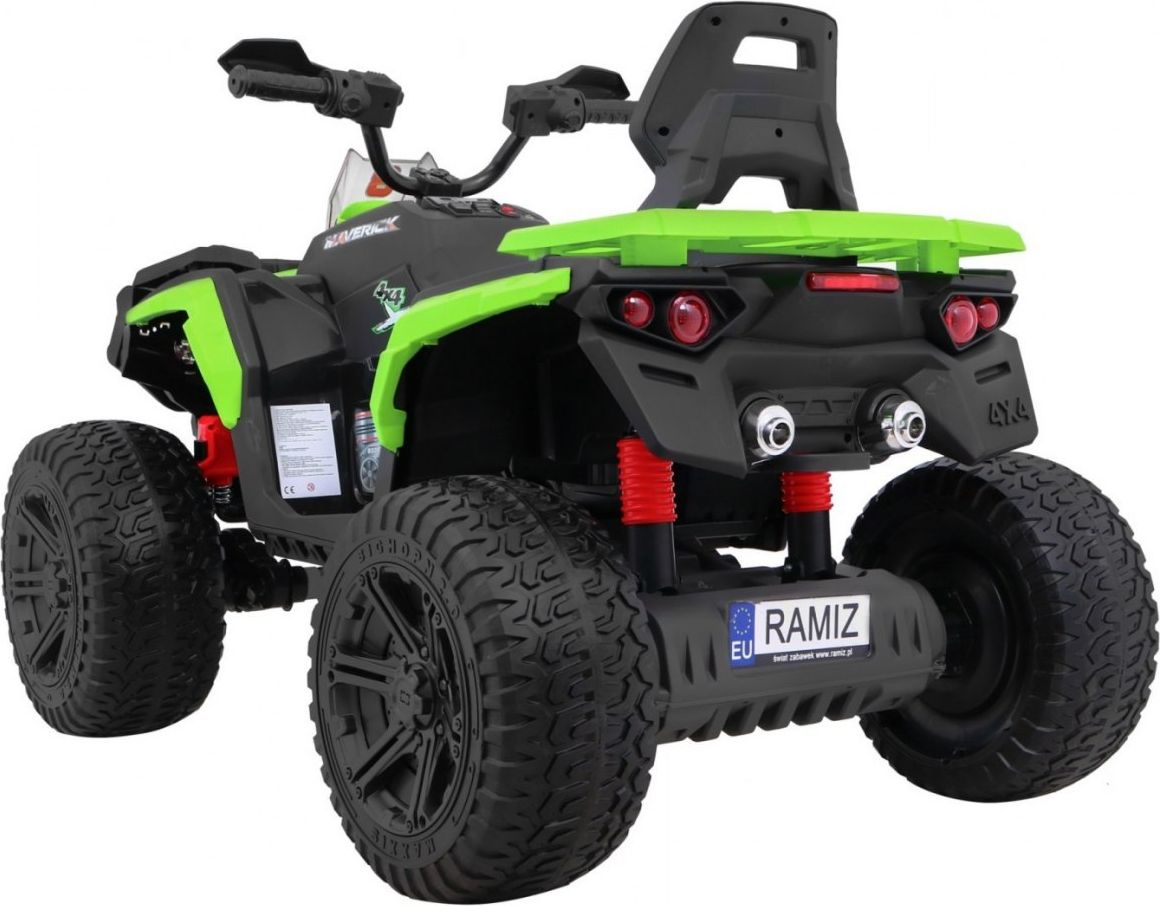 Elektrická čtyřkolka Maverick 4x4 - červená - obrázek 18