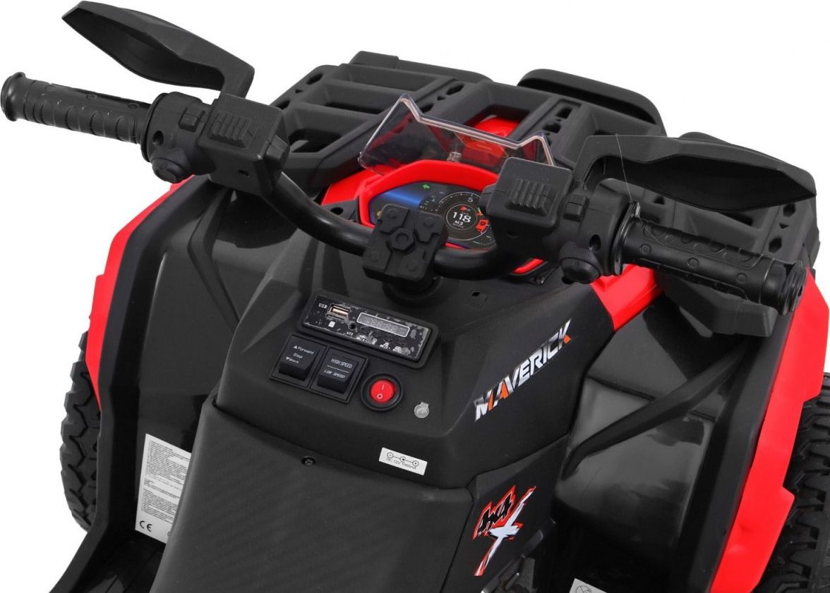 Elektrická čtyřkolka Maverick 4x4 - modrá - obrázek 5