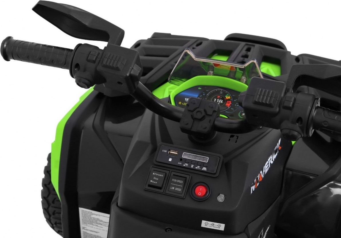 Elektrická čtyřkolka Maverick 4x4 - modrá - obrázek 15