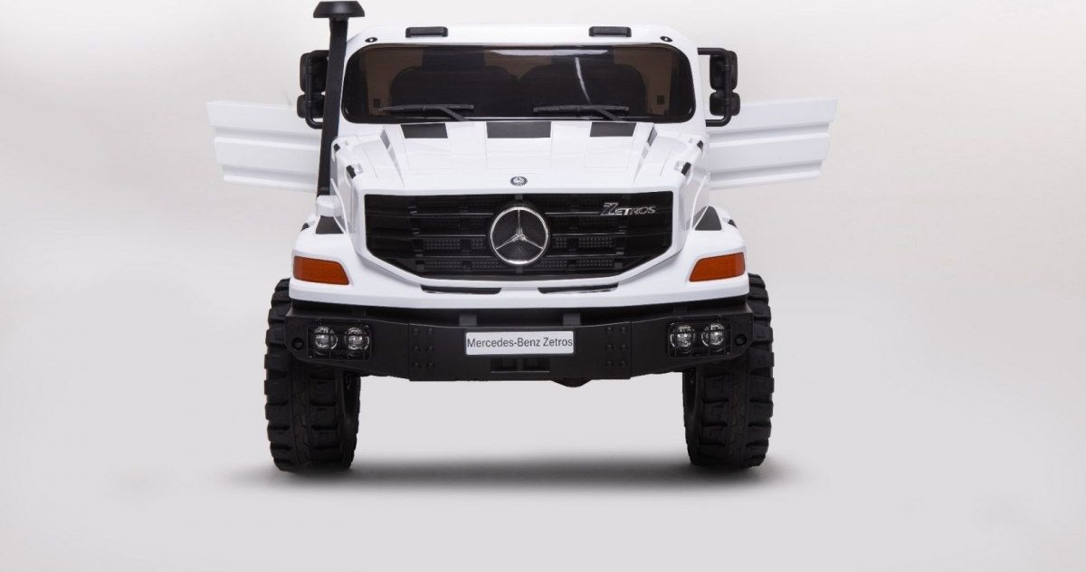 Elektrické autíčko Mercedes-Benz Zetros - bílé - obrázek 4