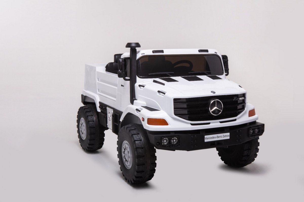Elektrické autíčko Mercedes-Benz Zetros - bílé - obrázek 5