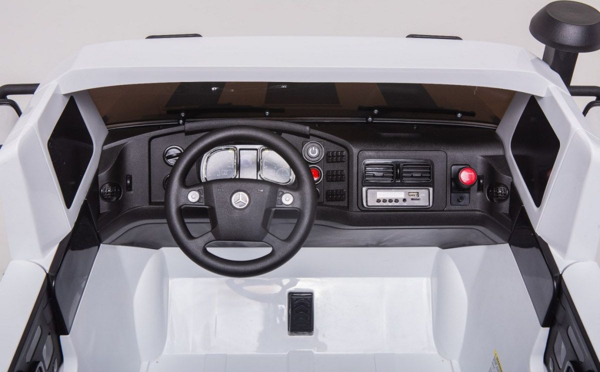 Elektrické autíčko Mercedes-Benz Zetros - bílé - obrázek 14