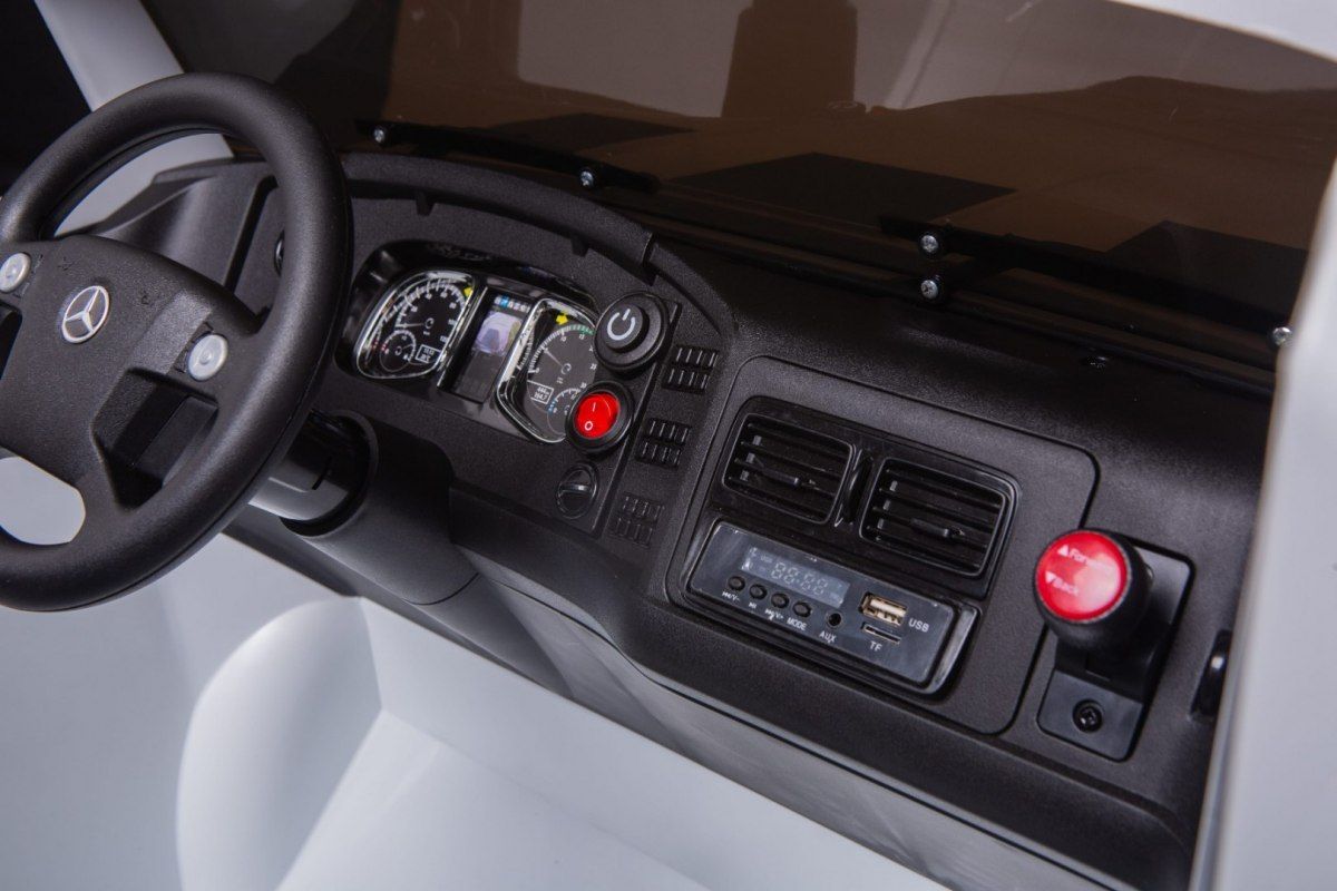 Elektrické autíčko Mercedes-Benz Zetros - bílé - obrázek 15