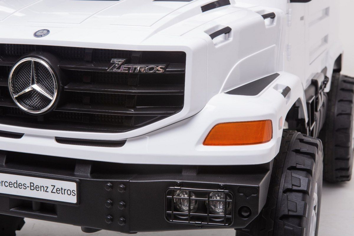 Elektrické autíčko Mercedes-Benz Zetros - bílé - obrázek 20