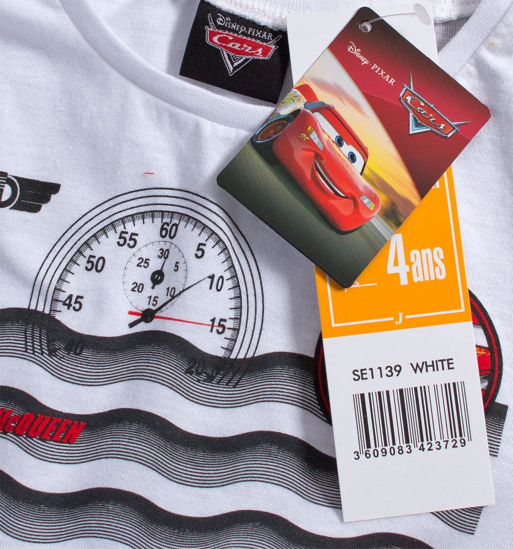 Dětské tričko DISNEY CARS McQUEEN bílé Velikost: 98 - obrázek 4