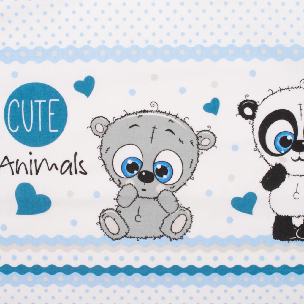 NEW BABY | Nezařazeno | Nepromokavá flanelová podložka New Baby Cute Teddy růžová | Růžová | - obrázek 18