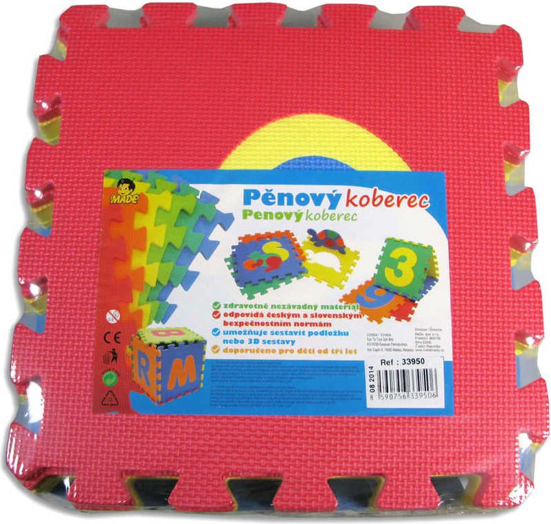 Měkké bloky / puzzle na zem DOPRAVA 10 ks - obrázek 1