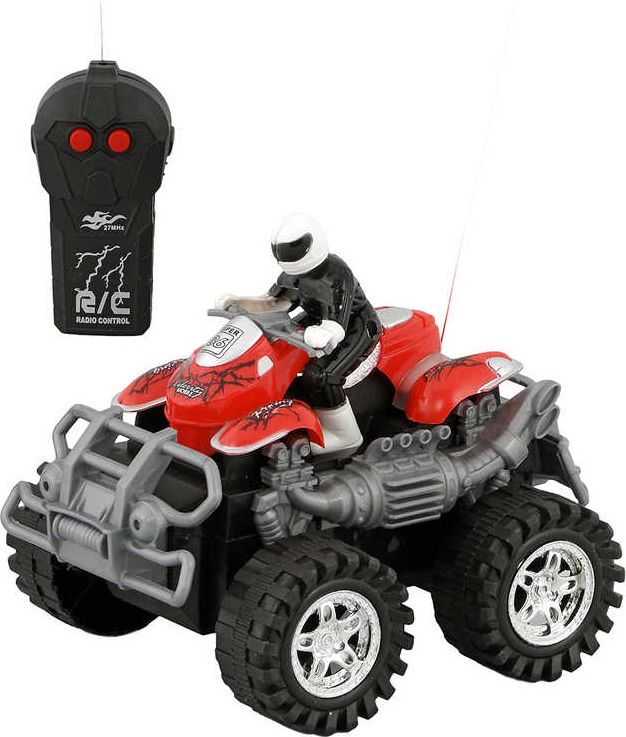 RC Čtyřkolka terénní 16cm s jezdcem na vysílačku 27MHz na baterie - obrázek 1