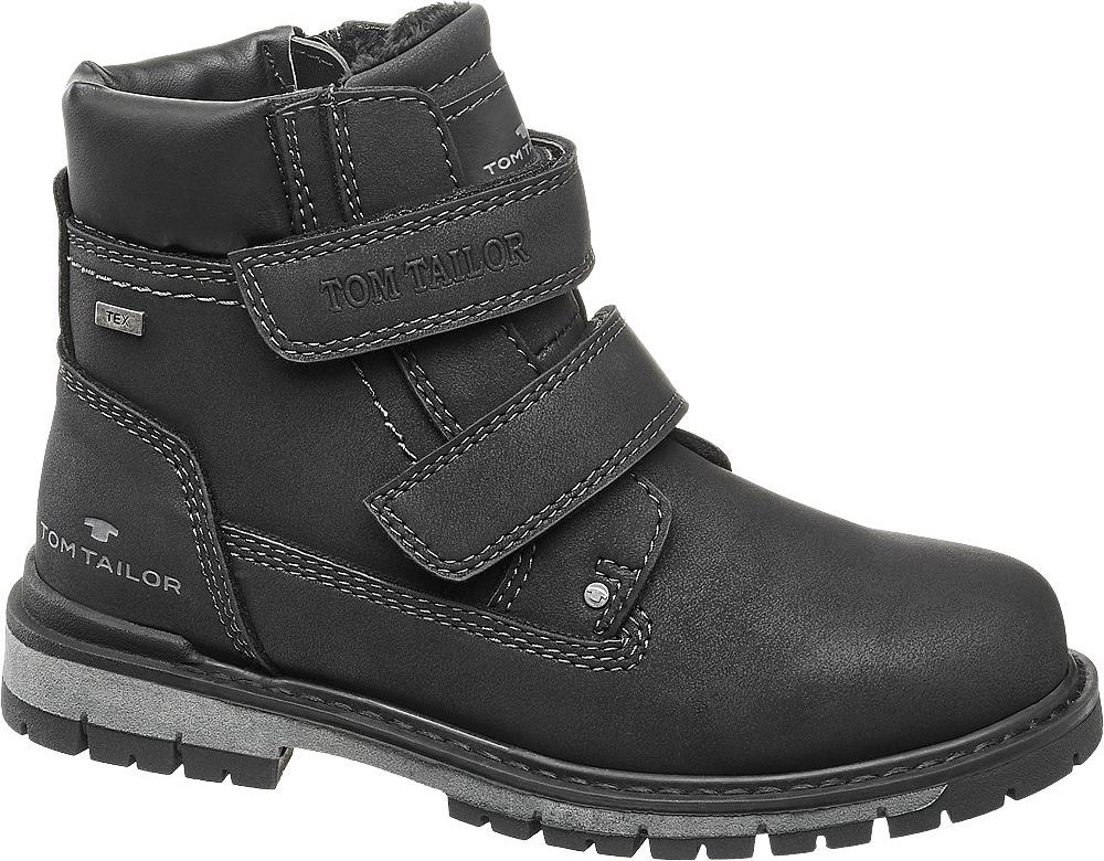 Deichmann - Tom Tailor Černá kotníková obuv Tom Tailor s TEX membránou 34 černá - obrázek 1