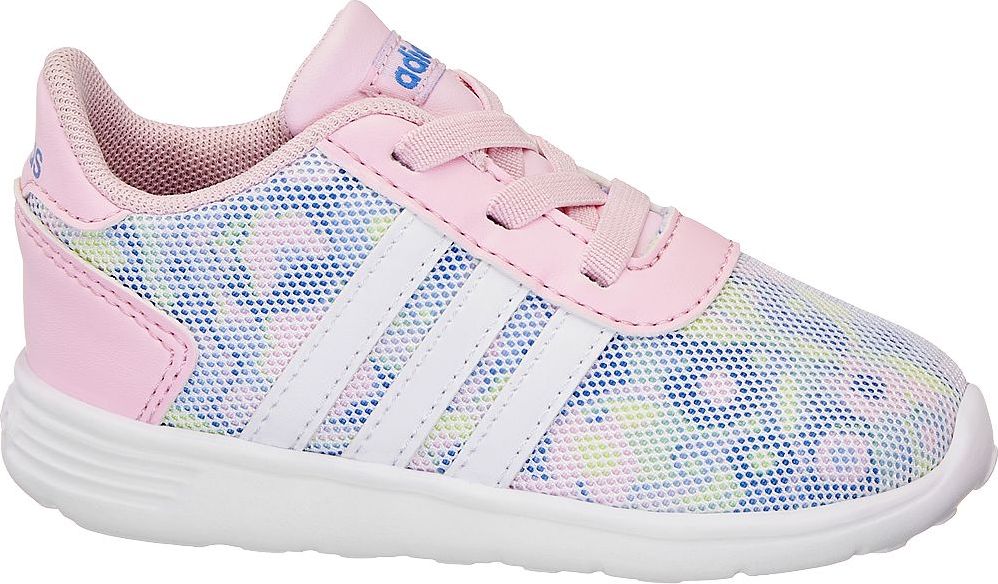 Deichmann - adidas Růžové dětské slip-on tenisky Adidas Lite Racer 24 růžová - obrázek 1