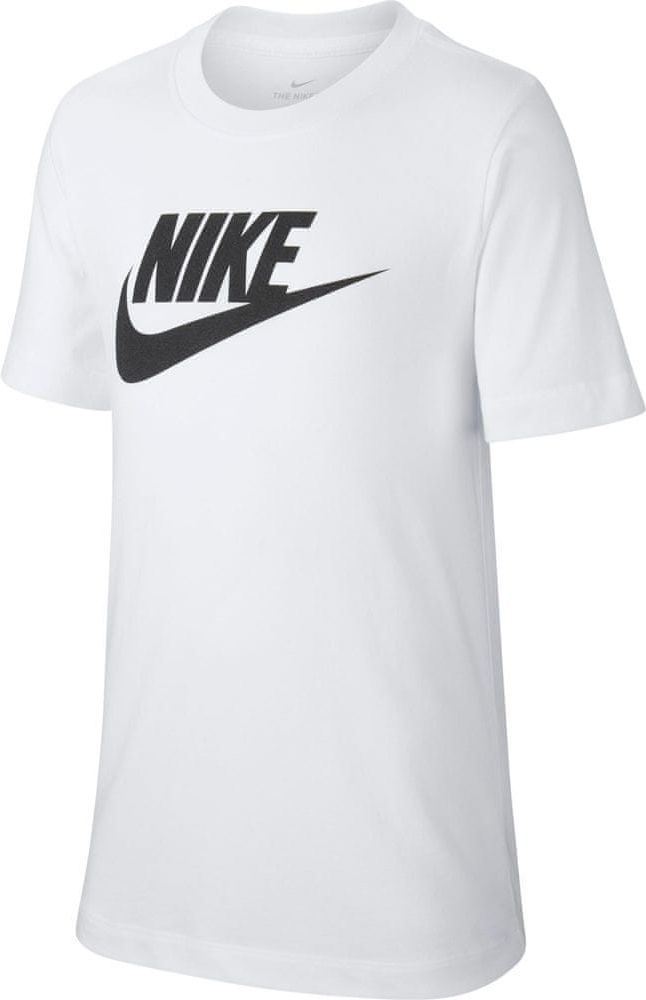 Nike chlapecké tričko NSW TEE FUTURA ICON TD XS bílá - obrázek 1