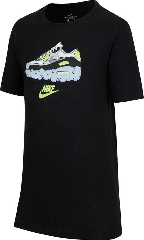 Nike chlapecké tričko NSW TEE AM90 CLOUDS S černá - obrázek 1