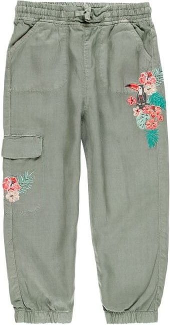 Boboli Dívčí kalhoty 122 khaki - obrázek 1