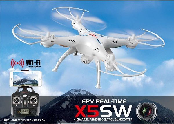 Syma X5SW FPV BÍLÁ, kompas - obrázek 6