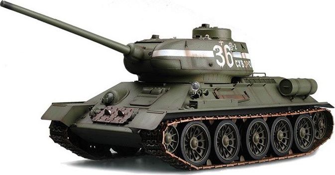 Tank T34/85 1:16 zelený - obrázek 3
