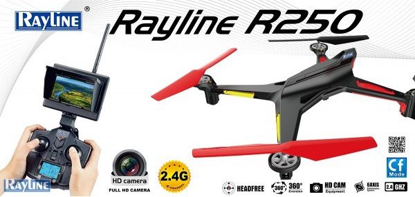 Rayline R 250 s FPV "polozávodní" model - obrázek 1