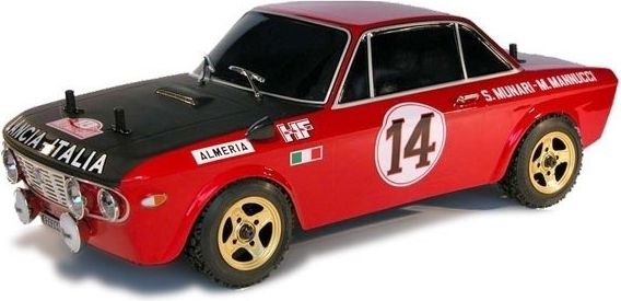 Lancia Fulvia HF 1972 4WD 1:10, licencováno, proporcionální, lak. karoserie, RTR sada - obrázek 1