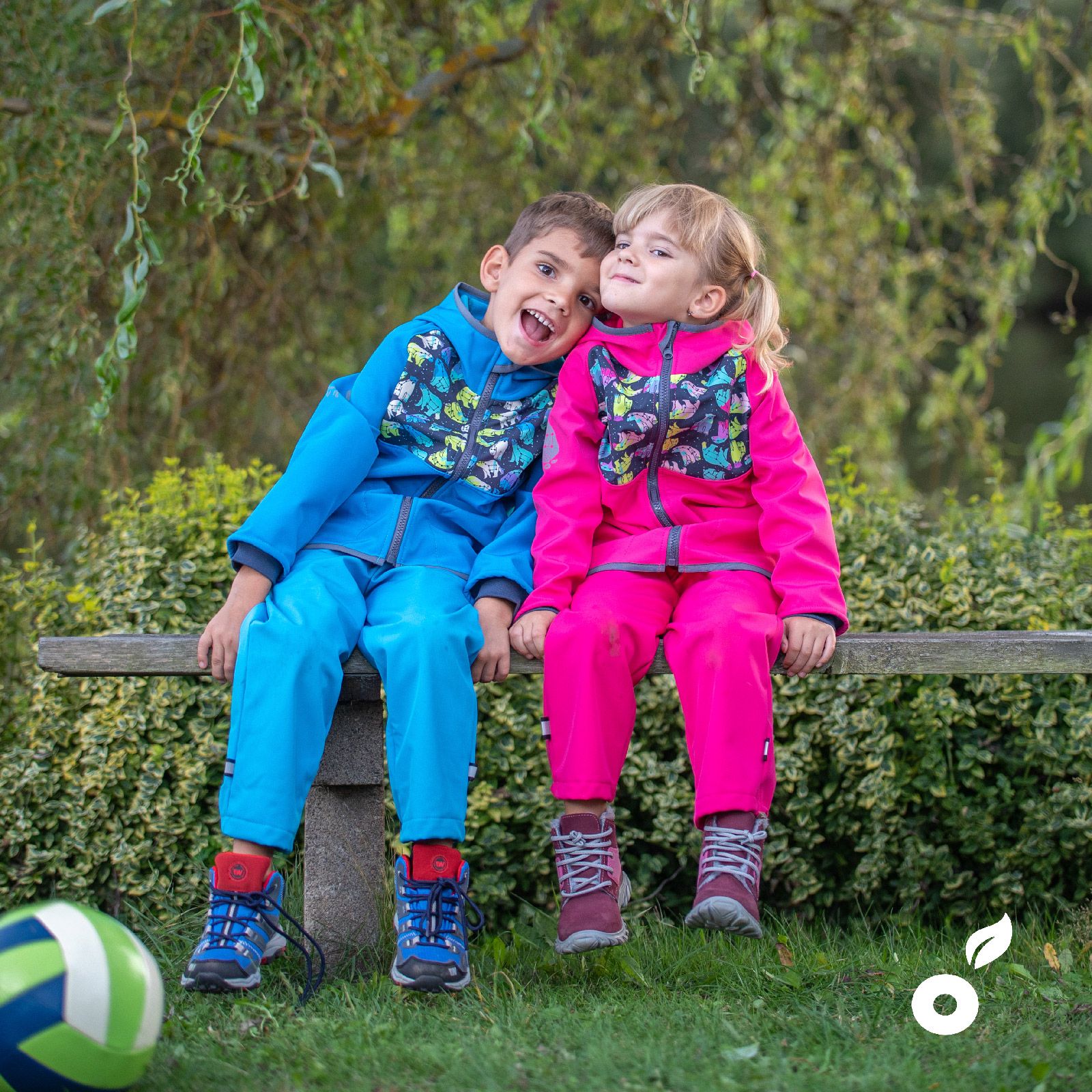 unuo softshellové kalhoty s fleecem Souhvězdí medvěda tyrkysové (Softshell kids trousers with fleece, Great Bear, turquoise) Velikost (Size): 98/104 - obrázek 5