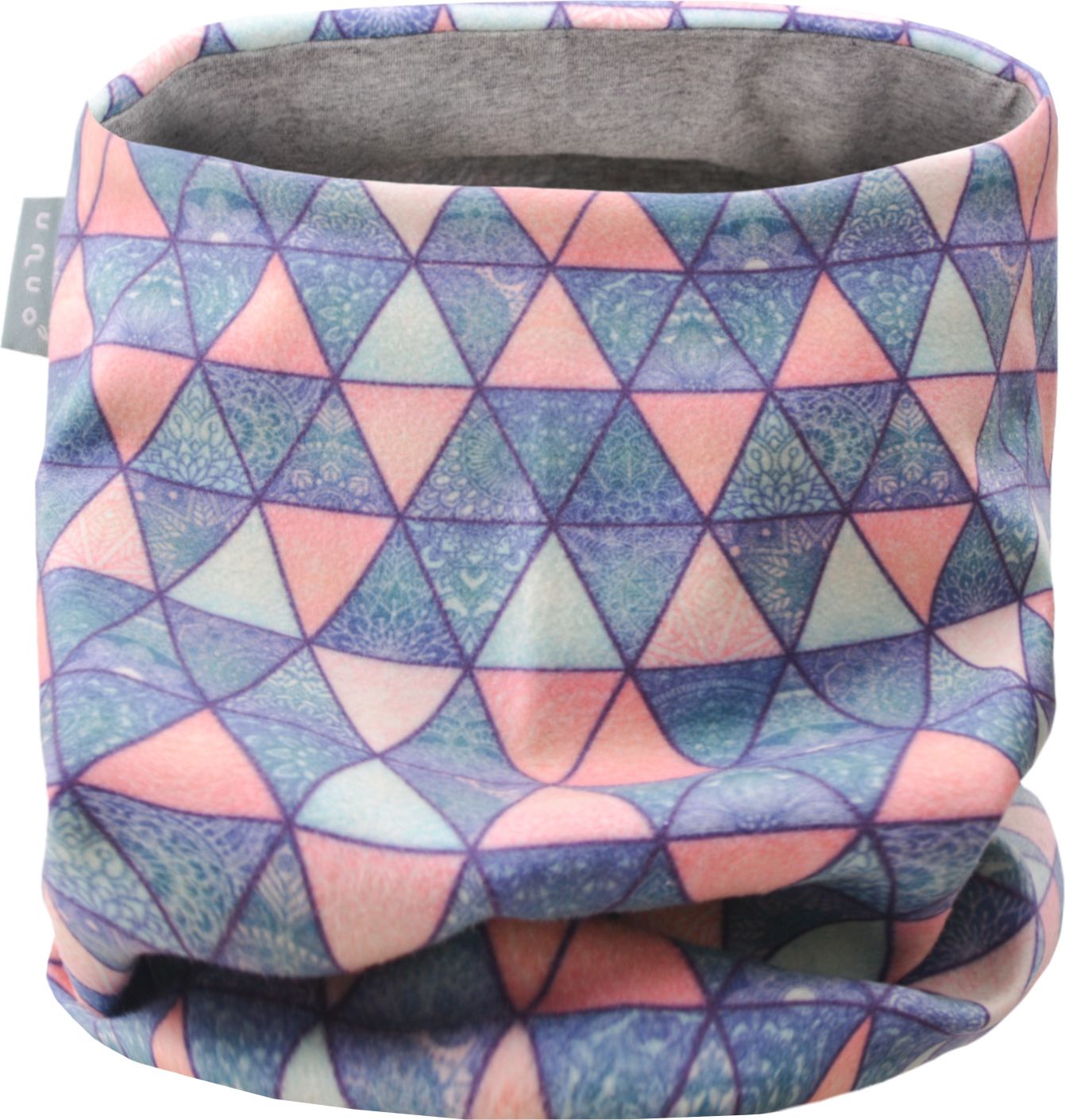 Unuo, Fleecový nákrčník, Triangl mandaly (fleece neck tube, triangle mandalas) - obrázek 1