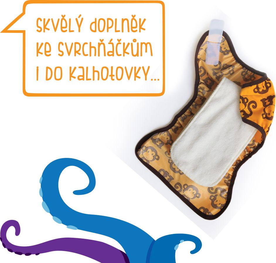 unuo Akční vkládací plena ke kalhotkové pleně (Action booster) Velikost vkládací pleny (Size Insert): Velká (Big) - obrázek 5