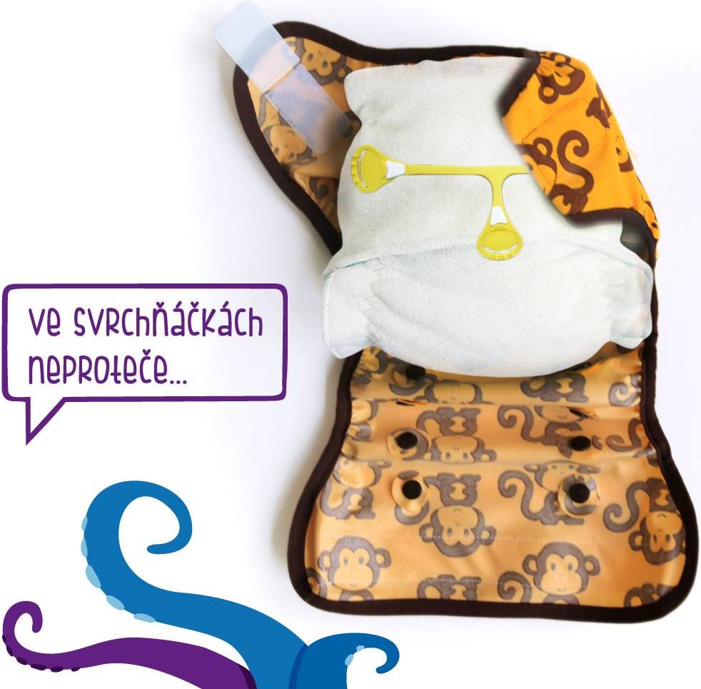 Unuo Snappi (Snappi cloth diaper fasteners) Barva snappi (Color): Holčičí (For Girls) - obrázek 2