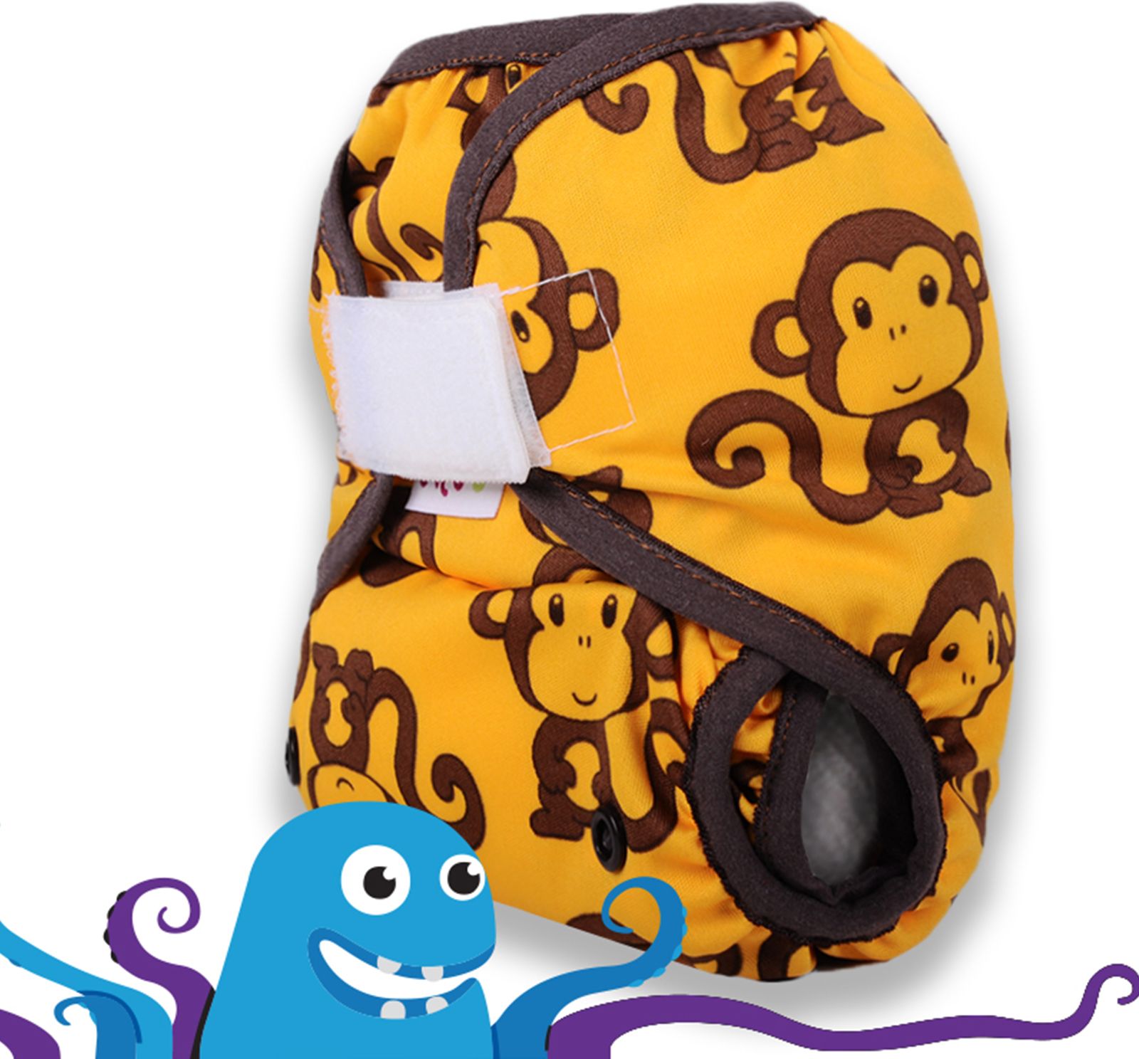 unuo SIO s kapsou, Barevná autíčka (SIO - Snap in one nappies with wings) - obrázek 8